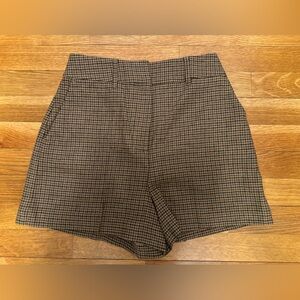Boden Brown Checkered Women's Shorts
